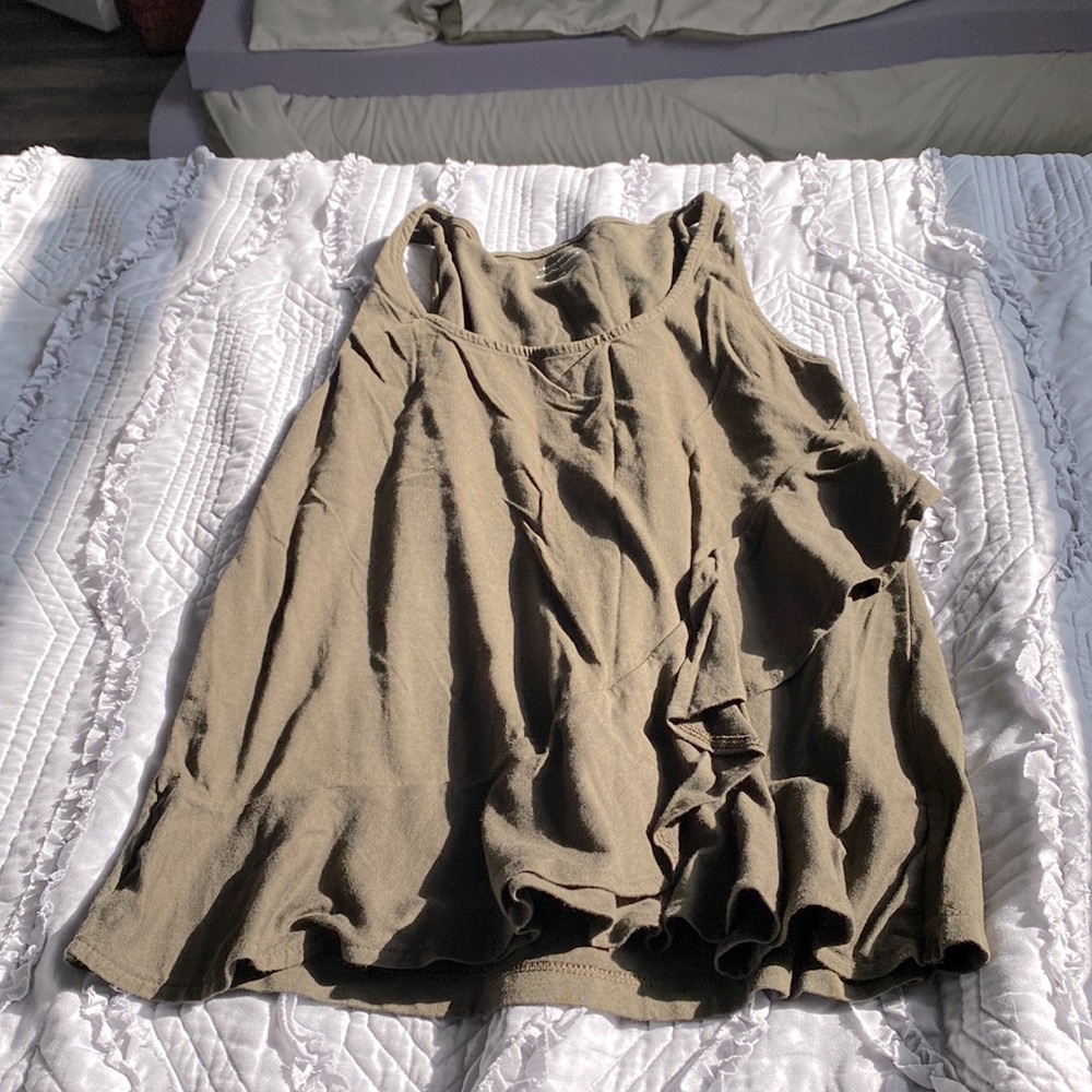 banana republic size small olive green top